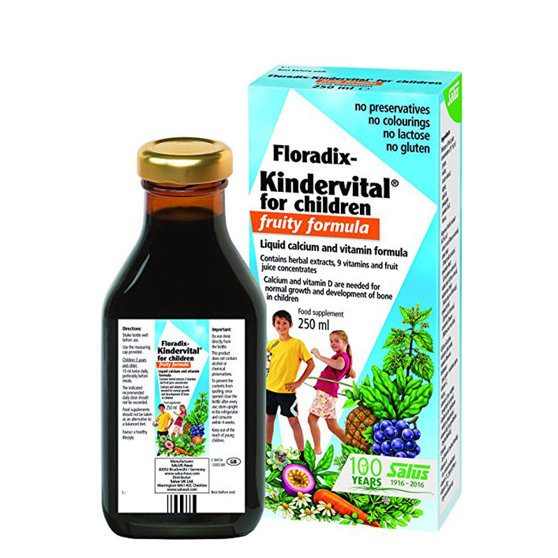 FLORADIX - KINDERVITAL, VOĆNA FORMULA, 250ml