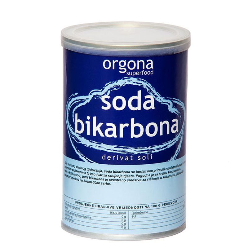 SODA BIKARBONA, PRIRODNO BEZ ALUMINIJUMA, 400g