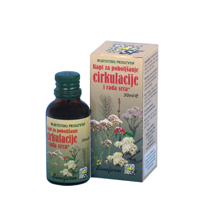 KAPI ZA CIRKULACIJU, SINEFARM, 30ml