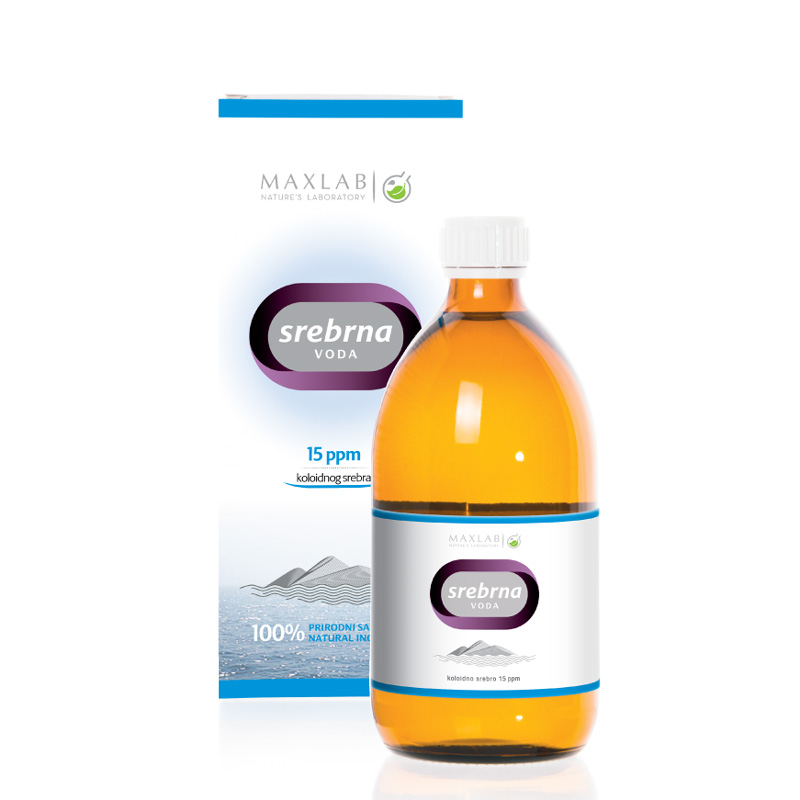SREBRNA VODA 15ppm, MAXLAB, 500ml