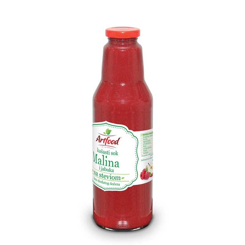 NEKTAR MALINA I JABUKA SA STEVIOM, ARTFOOD, 750ml
