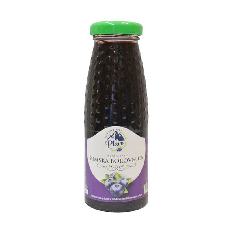 MATIČNI SOK DIVLJA BOROVNICA, PLAVO, 500ml
