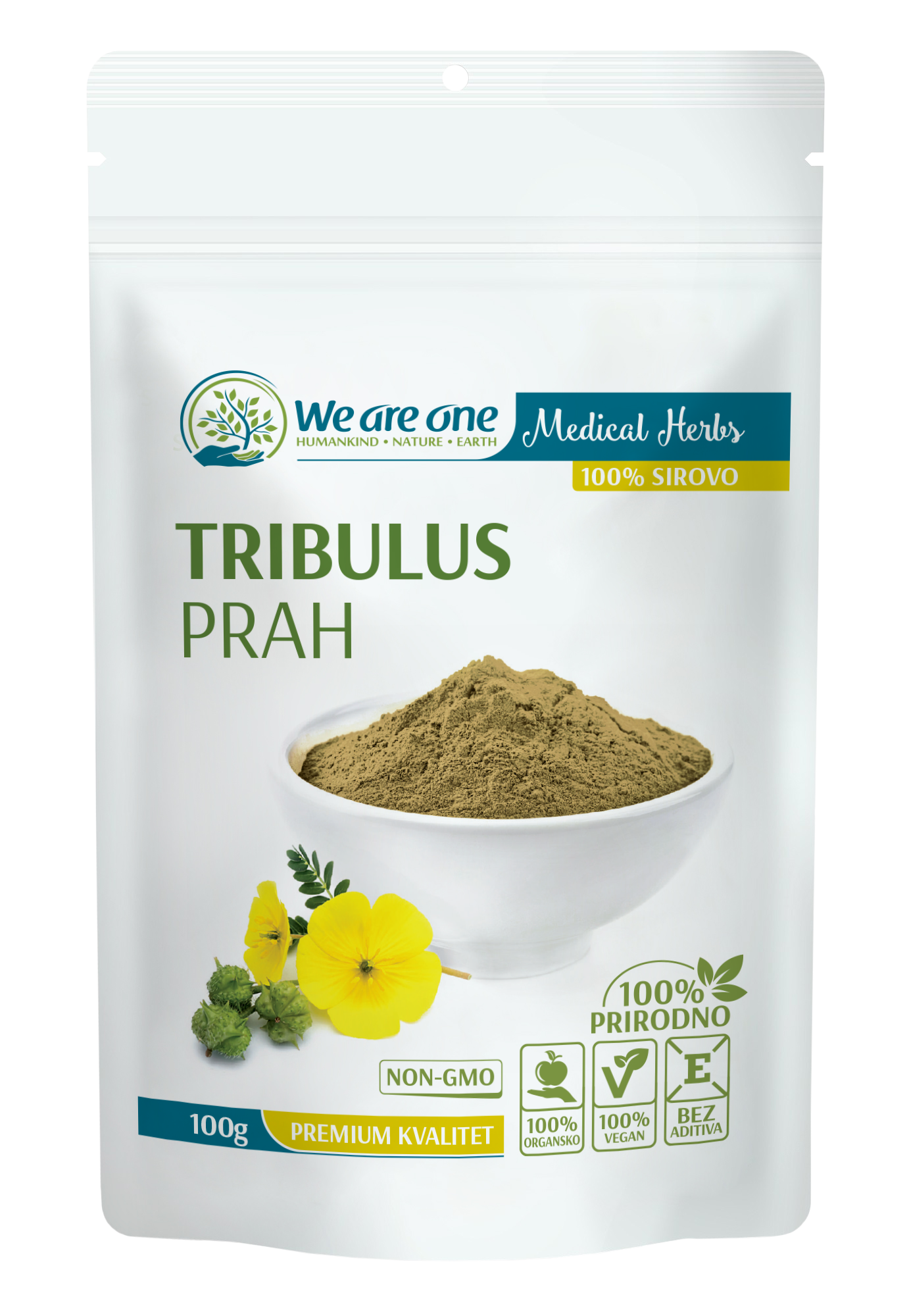 TRIBULUS TERRESTRIS PRAH, WE ARE ONE 100G