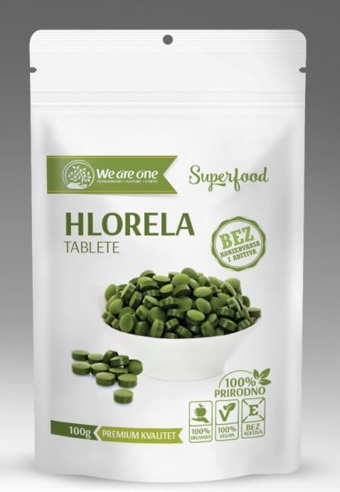 HLORELA TABLETE ORGANIC, WE ARE ONE 100g