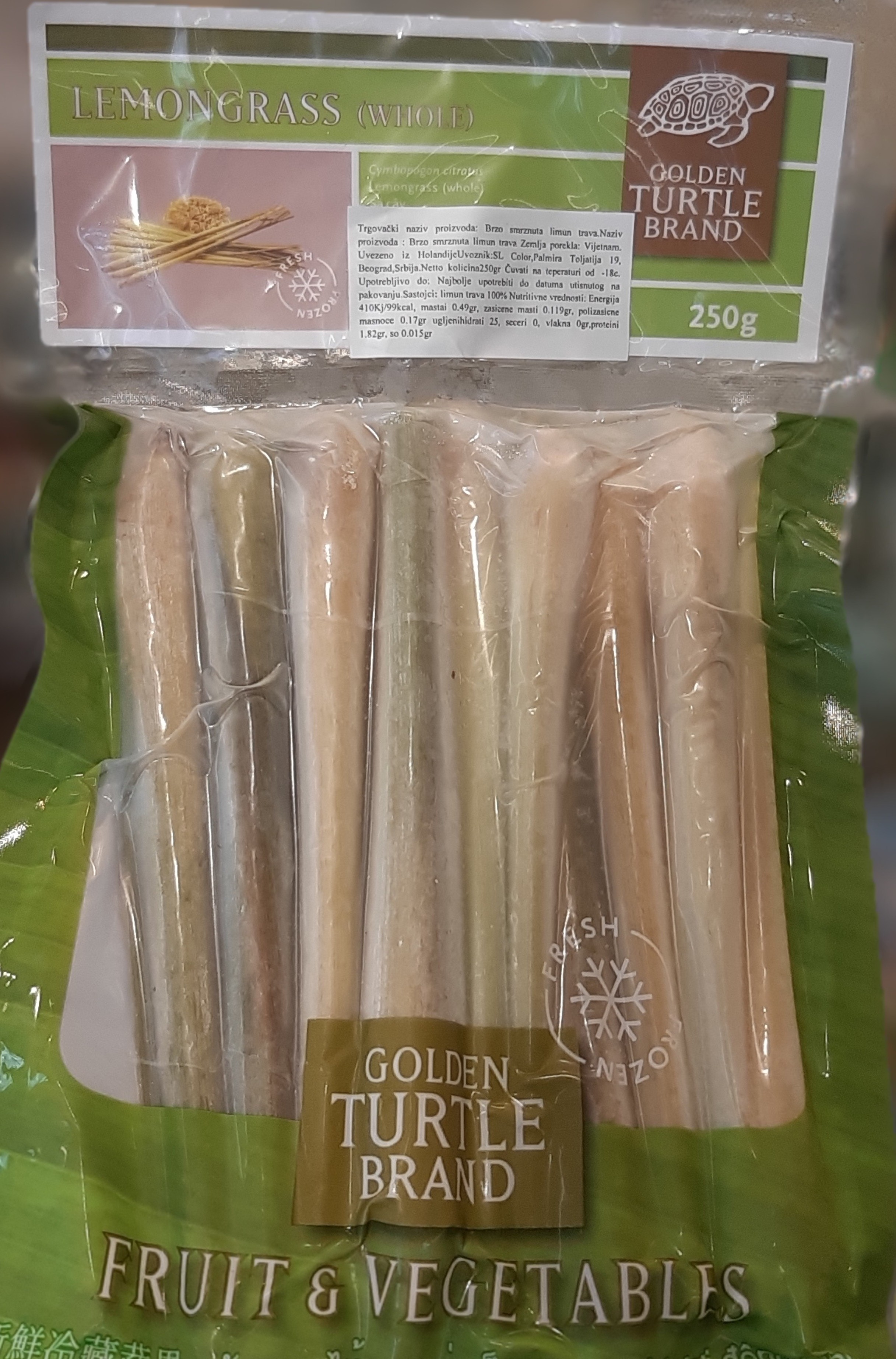 LIMUN TRAVA CELA (LEMONGRASS) 250G, SVEŽE ZAMRZNUTO 