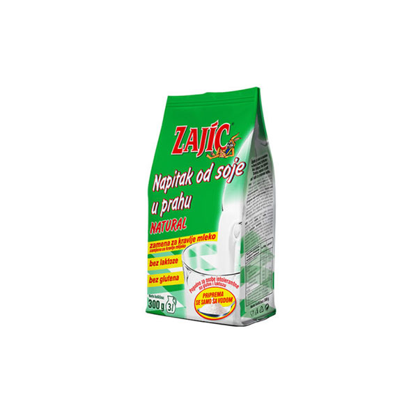 SOJIN NAPITAK (MLEKO) U PRAHU NATURAL 300G, ZAJIC