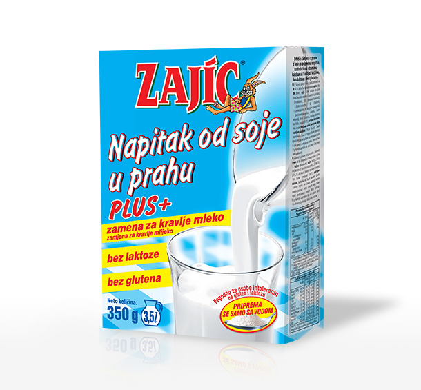 SOJIN NAPITAK/MLEKO OD SOJE PLUS, 350G, ZAJIC