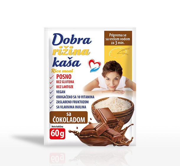 DOBRA PIRINČANA (RIŽINA) KAŠA  ČOKOLADA 50G